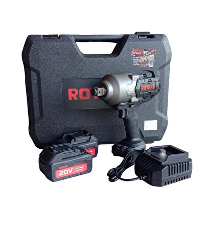 Rotake RC8805 3/4'' 20 Volt Li-Lon Akülü Kömürsüz Darbeli Somun Sıkma 1700 Nm 173 Kgm