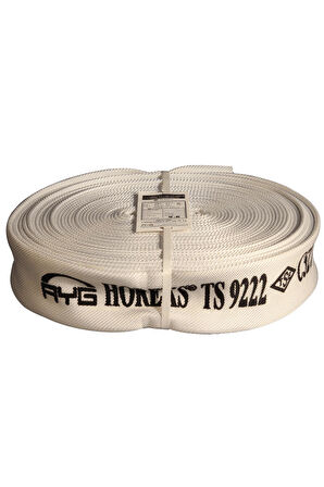 1½" İÇİ PVC BEYAZ 20 MT YANGIN HORTUMU TS 9222 - TS EN 14540 BELGELİ HORTUM