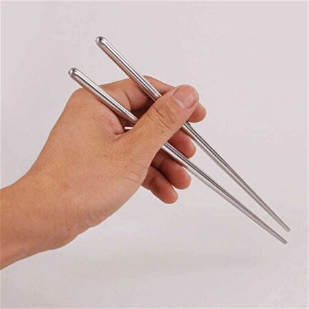 Metal Chopstick 5'li Paslanmaz Çelik Çin Çubuğu