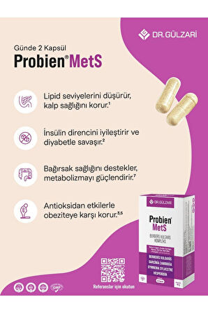 Probien Mets Berberis Vulgaris Kompleks 60 Kapsül