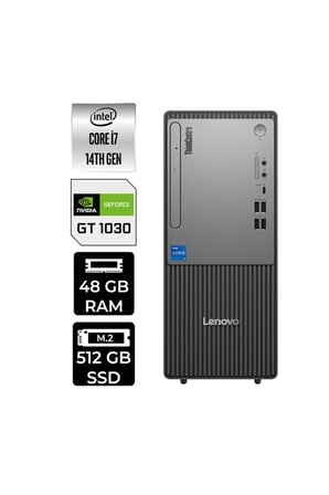 ThinkCentre Neo 50T G5 i7 14700 48GB 512GB SSD GT1030/4GB W11H Masaüstü Bilgisayar & PER4 USB Bellek