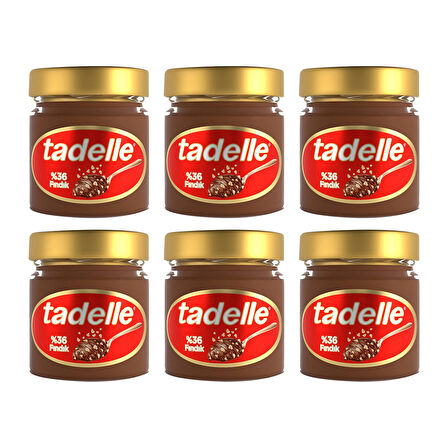 Tadelle Parça Fındıklı Kakaolu Fındık Ezmesi 200 Gr x 6 Adet