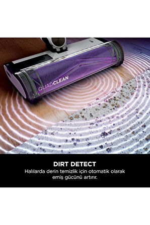 Detect Clean&Empty Auto-Empty Sistemli Şarjlı Dikey Süpürge 2L