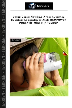 Delux Serisi Netleme Aracı Kuyumcu Büyüteci Laboratuvar Aleti DEMPOWER PORTATİF MİNİ MİKROSKOP