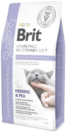Brit Veterinary Diet Gastrointestinal Sindirim Sistemi Destekleyici Tahılsız Kedi Maması 5 Kg