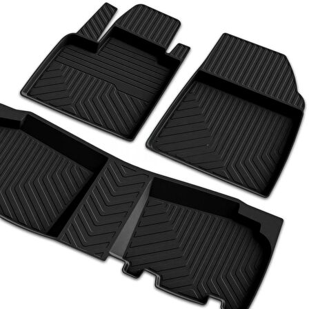 Renault Kangoo Ferrous 4D Havuzlu Kauçuk Paspas 2024 ve Üstü