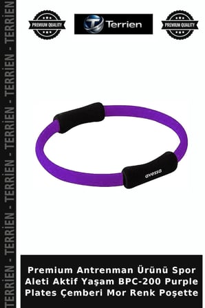 Premium Antrenman Ürünü Spor Aleti Aktif Yaşam BPC-200 Purple Plates Çemberi Mor Renk Poşette
