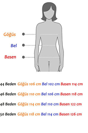 Kruvaze Yaka Yazlık Büyük Beden Elbise 6B-2649
