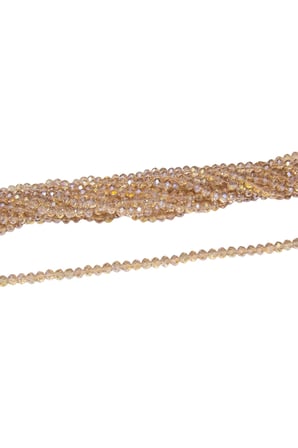 6 mm Vizon Kristal Cam Boncuk 1 Dizi - (80-85 Adet)