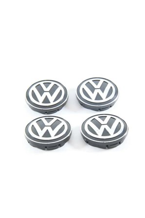 Volkswagen Polo 2017 Uyumlu Sonrası Jant Göbeği 50-55mm Göbek Arması 4 Adet 6c0601171
