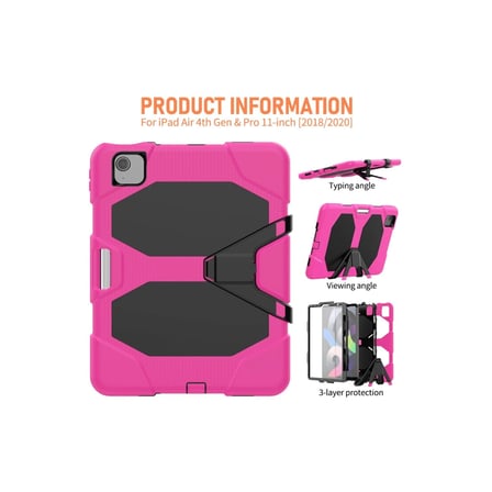 Apple İpad Pro 11 (2020) Kılıf Griffin Tablet Kapak - Pembe iegxx