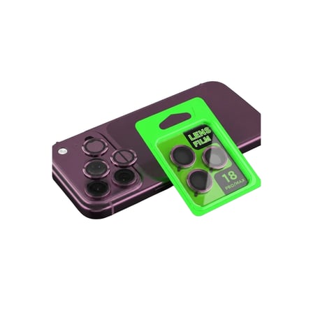 Newface Apple İphone 18 Pro Max Raze Metal Kamera Lens - Bordo iegxx