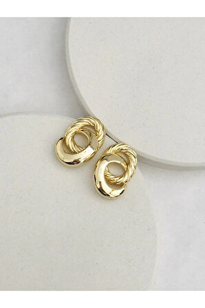 Çelik Salyangoz Küpe