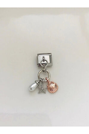 Nomi 3'lü Italyan Bileklik Charmı