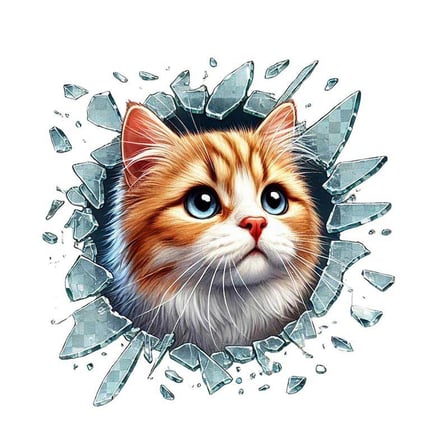 Özel Seri Eğlenceli Aksesuar Cam Süsü Komik Çıkartma Fulcar Sarman Araç Stickerı