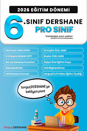 ERKEN KAYIT FIRSATI 2026 6. Sınıf Dershane PRO Sınıf ⭐⭐⭐⭐⭐