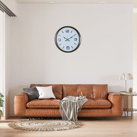 Eskitme Modern 52 Cm Metal Dekoratif Duvar Saati iegxx