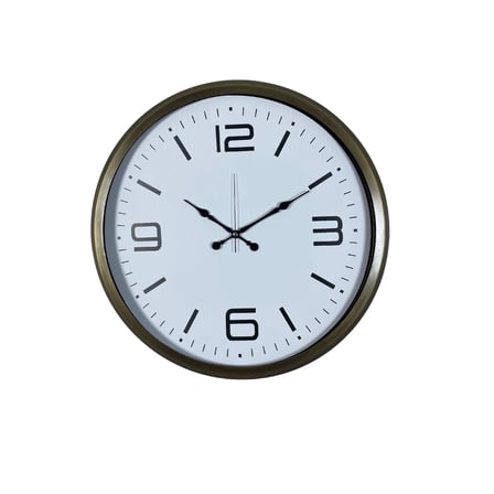 Eskitme Modern 52 Cm Metal Dekoratif Duvar Saati iegxx