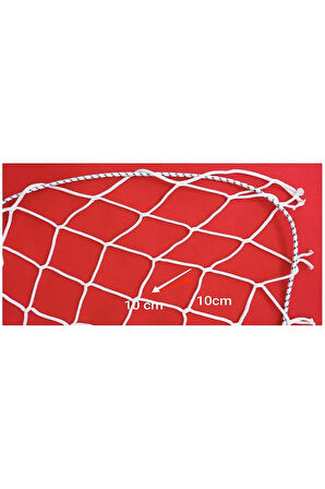 2 x 17 Metre Balkon Merdiven Güvenlik Filesi-Kanca-Halat-6mm ip-göz 10 cm-Çocuk Koruma Filesi