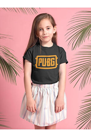 Pubg Baskılı Unisex Oyun Çocuk Tişört (1-12 YAŞ)