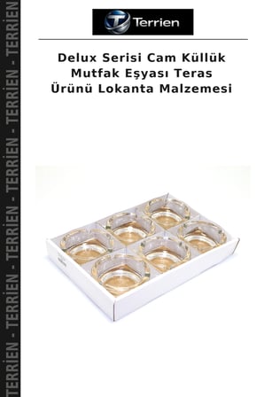 Delux Serisi Cam Küllük Mutfak Eşyası Teras Ürünü Lokanta Malzemesi