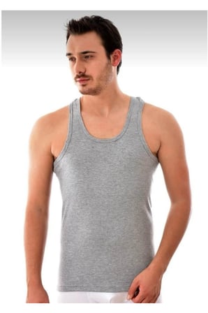 TUTKU Erkek 6'lı Paket % 100Pamuklu Penye Atlet