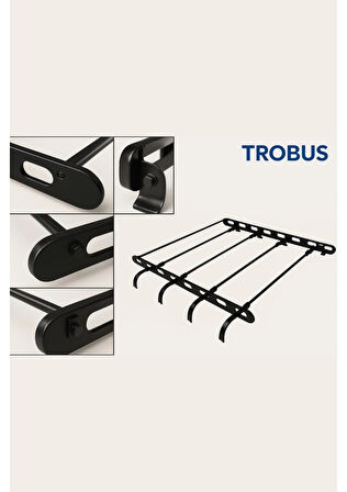 Lada Samara (Sputnik) 1984-2013 Uyumlu 6 Oluklu Tavan Sepeti - Hatchback