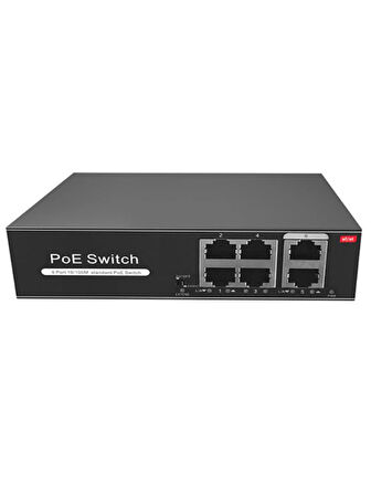 6-Port 10/100MBPS Masaüstü 4-Port Poe + Switch Network