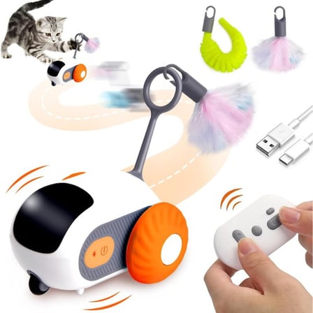 Premium İlgi Çekici Ev İçi Kullanım Enerji Atma Uzaktan Kumandalı Robot Kedi Oyuncağı
