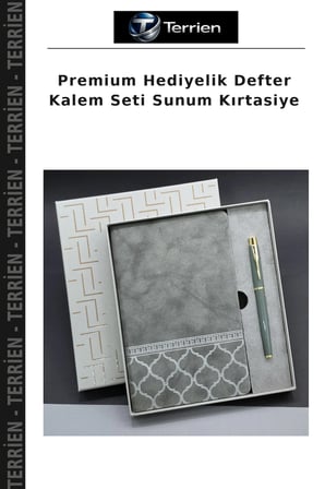 Premium Hediyelik Defter Kalem Seti Sunum Kırtasiye