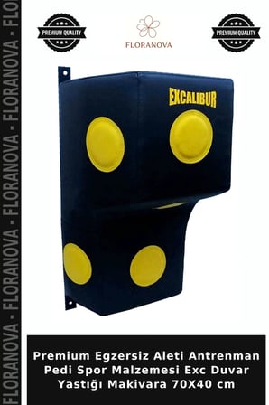 Premium Egzersiz Aleti Antrenman Pedi Spor Malzemesi Exc Duvar Yastığı Makivara 70X40 cm