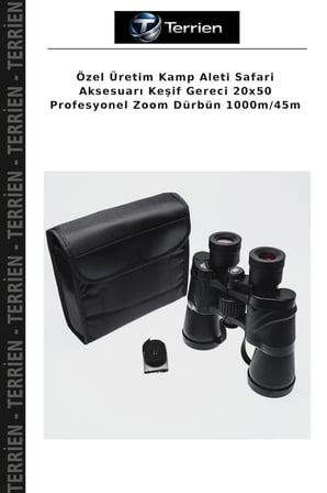 Özel Üretim Kamp Aleti Safari Aksesuarı Keşif Gereci 20x50 Profesyonel Zoom Dürbün 1000m/45m