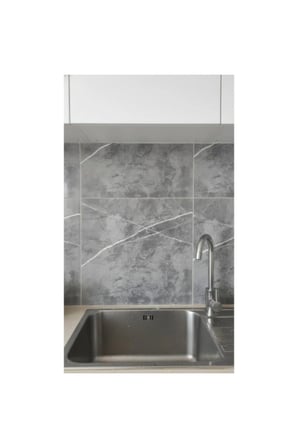 10 Adet Duvar Sticker – 30X30 CM Antrasit Mermer Desenli Kendinden Yapışkanlı Wall Sticker Mutfak Banyo Salon