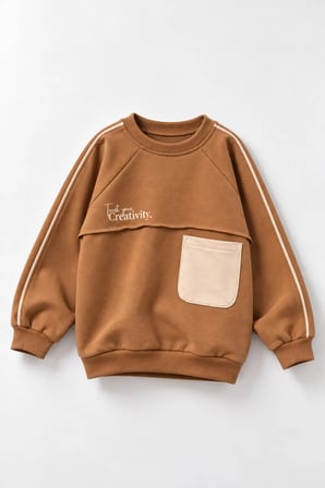 ERKEK ÇOCUK CEP DETAYLI SWEATSHIRT