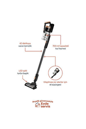 VCP 3930 25.2V Kablosuz Dikey Süpürge