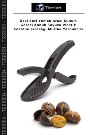 Özel Seri Yemek Aracı Sunum Gereci Kabuk Soyucu Plastik Kestane Çizeceği Mutfak Yardımcısı