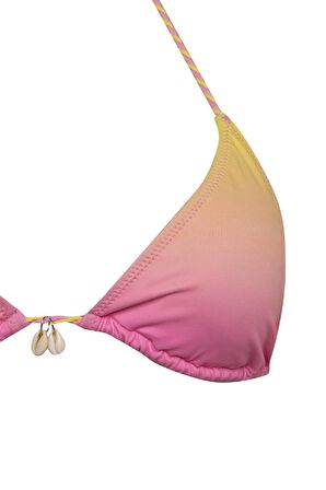 DeFacto Regular Fit Degrade Baskılı Bikini Üstü-Fall in Love D2640AX24HSPN205