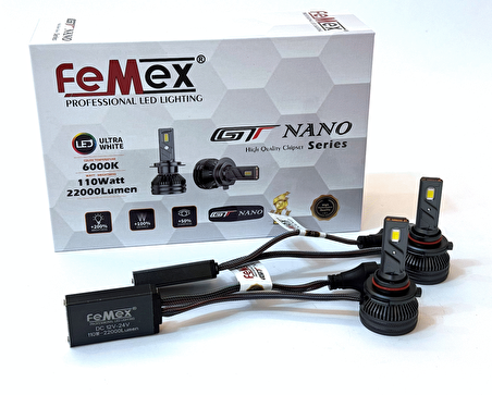 FEMEX GT NANO Pro Csp LEXTAR HB3 9005 Led Xenon Led Headlight