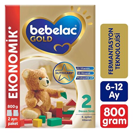 Bebelac Gold 2 Devam Sütü 800 gr