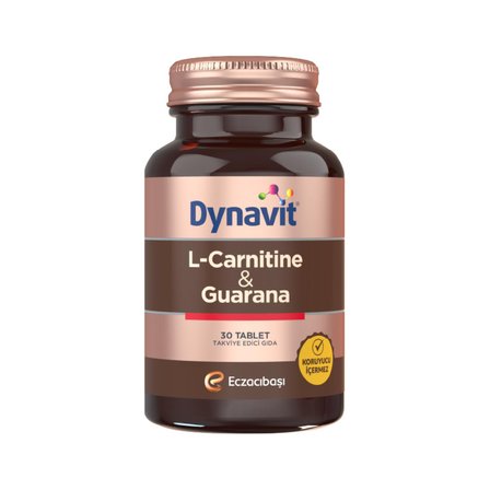 Eczacıbaşı Dynavit L-Carnitine ve Guarana Takviye Edici Gıda 30 Tablet