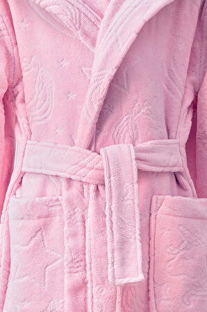 ÖZDİLEK GIRL UNICORN PEMBE ÇOCUK BORNOZ 11-12 YAŞ