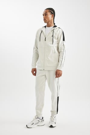 DeFacto Standart Fit İnce Jogger Eşofman Altı Skuba Dalgıç Kumaş Sporcu Beli Lastikli B4537AX24AUBG721