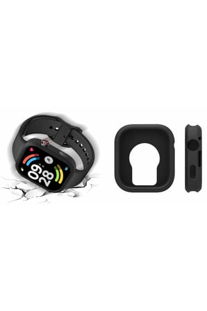 Xiaomi Redmi Watch 6 Active Uyumlu Yumuşak Silikon Renkli Kasa Koruyucu