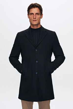 Ds Damat Regular Fit Lacivert Kaşe Kaban 5HF08ORT10000 5HF08ORT10000