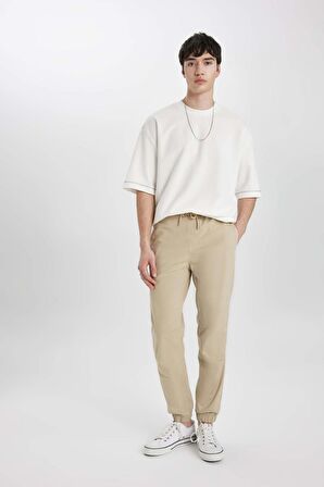 DeFacto Regular Jogger Gabardin Pantolon B6148AX24SPBG732