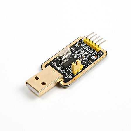 CH340G RS232 USB-TTL Seri Haberleşme Dönüştürücü Modülü + 9 Küçük Kablo