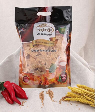 Haşiroğlu Acı Baharatlı Tarhana Cipsi 450 gr 
