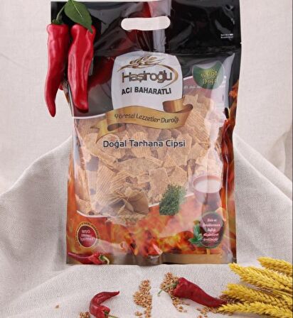 Haşiroğlu Acı Baharatlı Tarhana Cipsi 450 gr 