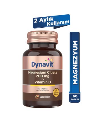Dynavit Magnesium Citrat + Vitamin D 60 Tablet