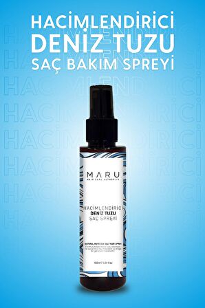 Maru Hacim Ve Dolgunluk Veren Deniz Tuzu Saç Spreyi 150 ml 8684382736782